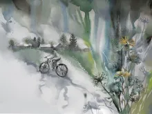 Rain bicicletta